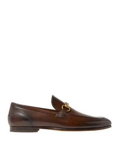 Shop Gucci Loafers In Cocoa