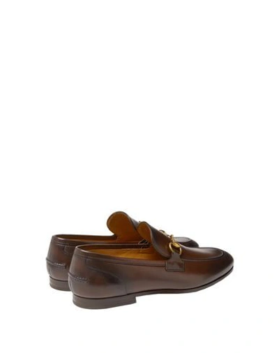 Shop Gucci Loafers In Cocoa