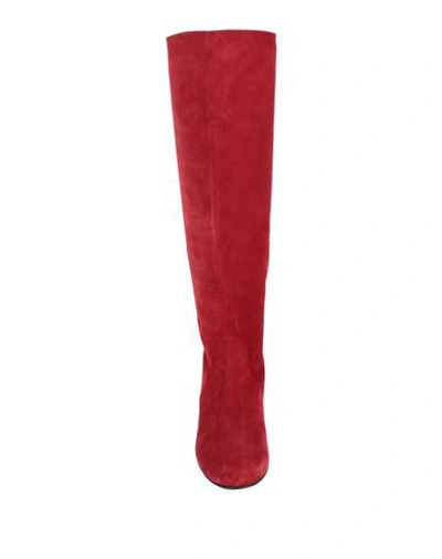 Shop Lanvin Boots In Red