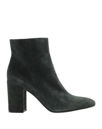 Shop Gianvito Rossi Ankle Boots In Dark Green