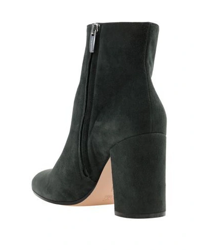 Shop Gianvito Rossi Ankle Boots In Dark Green