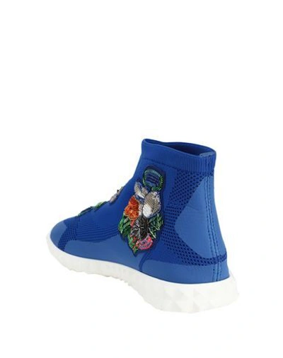 Shop Valentino Sneakers In Bright Blue