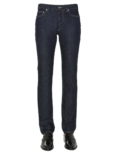 Shop Givenchy Slim Fit Jeans In Blu