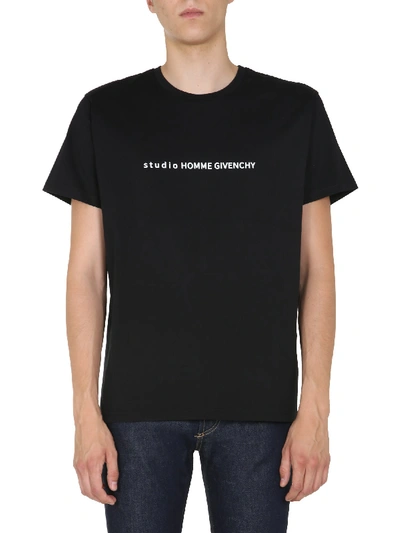 Shop Givenchy Round Neck T-shirt In Nero