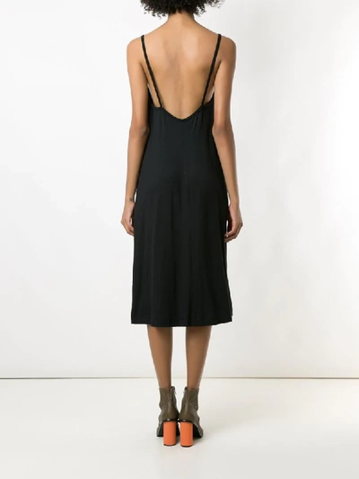 Shop Osklen Straigth Midi Dress In Black