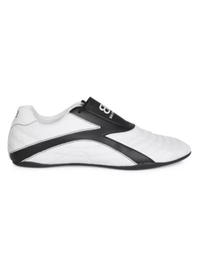 Shop Balenciaga Zen Sneakers In White Black