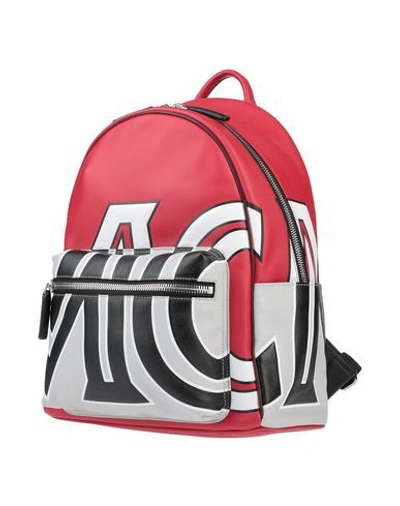 Shop Mcm Backpack & Fanny Pack In Red