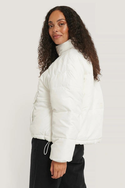Shop Na-kd Anorak Padded Jacket White