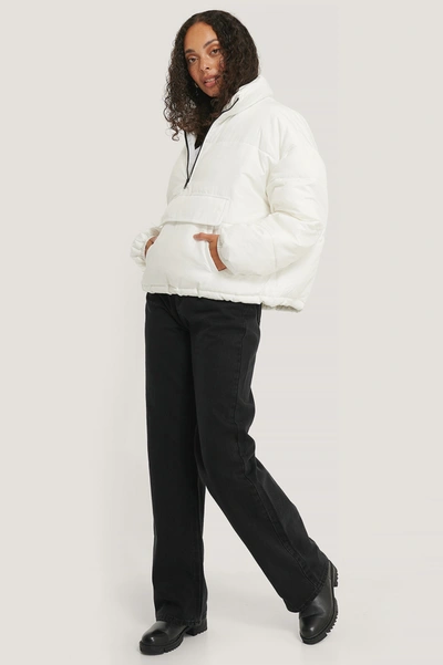 Shop Na-kd Anorak Padded Jacket White