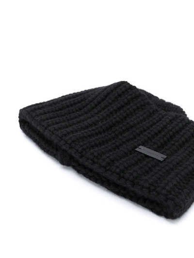 Shop Saint Laurent Wool Hat In Black