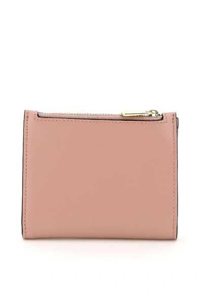 Shop Ferragamo New Vara Wallet In Pink
