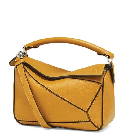 Shop Loewe Mini Leather Puzzle Bag
