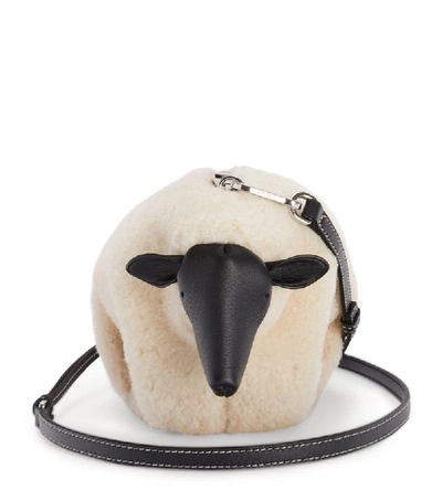 Shop Loewe Mini Shearling Sheep Bag