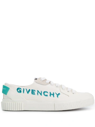 Shop Givenchy Tennis Light Sneakers In White