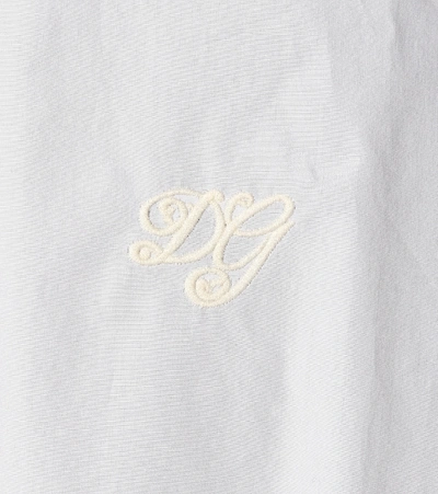 Shop Dolce & Gabbana Cotton Poplin Shirt In White