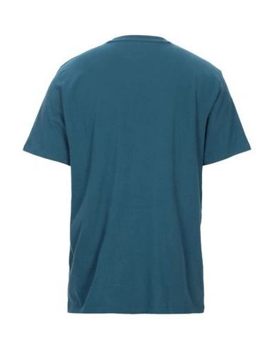 Shop Majestic Filatures Man T-shirt Deep Jade Size S Cotton In Green