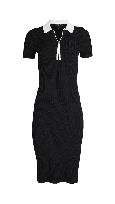 Shop Rag & Bone Cadee Polo Dress In Black