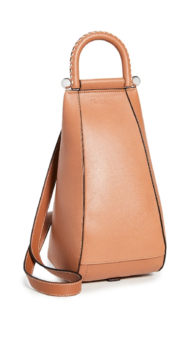 Shop Jw Anderson Small Wedge Bag In Pecan