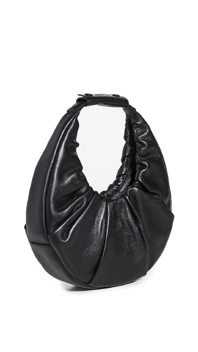 Shop Staud Soft Moon Bag In Black