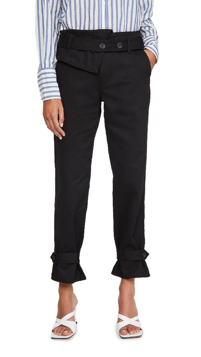 Shop Trave Kennedy Service Trousers In Black Crow