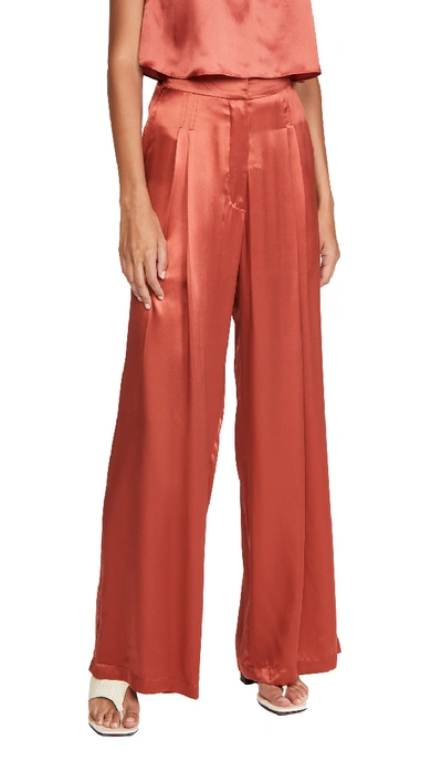 Shop Le Kasha Sansha Pants In Orange