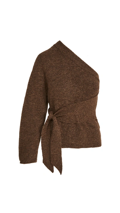 Shop Nanushka Cleto Sweater In Brown