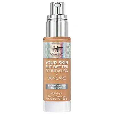 Shop It Cosmetics Your Skin But Better Foundation + Skincare Tan Cool 40 1 oz/ 30 ml