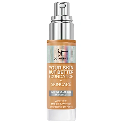 Shop It Cosmetics Your Skin But Better Foundation + Skincare Tan Neutral 42 1 oz/ 30 ml