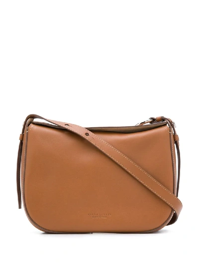 Shop Ralph Lauren Shoulder Bag In Brown