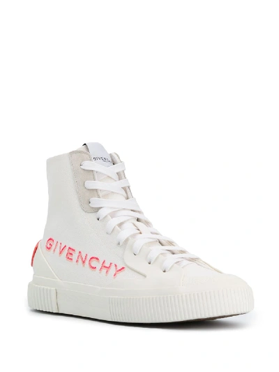 Shop Givenchy Tennis Sneakers In White