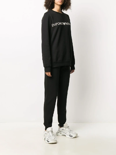 Shop Emporio Armani Tracksuit In Black