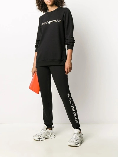 Shop Emporio Armani Tracksuit In Black