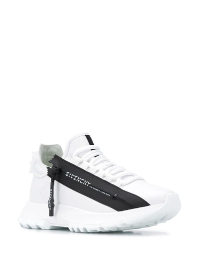 Shop Givenchy Spectre Leather Sneakers