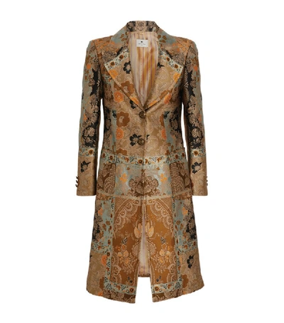 Shop Etro Jacquard Paisley Coat