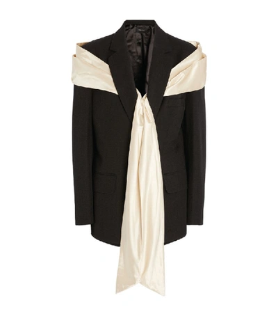 Shop Simone Rocha Bow-detail Blazer