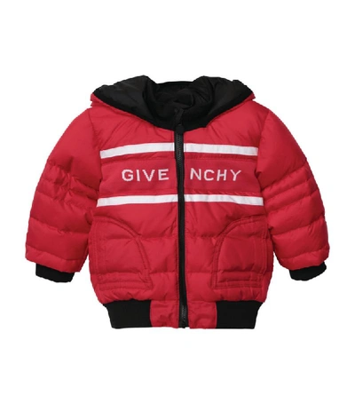 Shop Givenchy Kids Logo Puffer Jacket (9-36 Months)