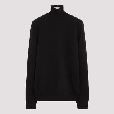 Shop Bottega Veneta High Neck Sweater In Black