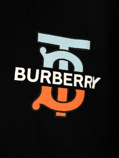 Shop Burberry Monogram Motif Oversized T In Black