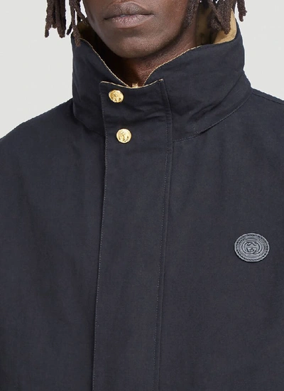 Shop Gucci Orgasmique Reversible Jacket In Black
