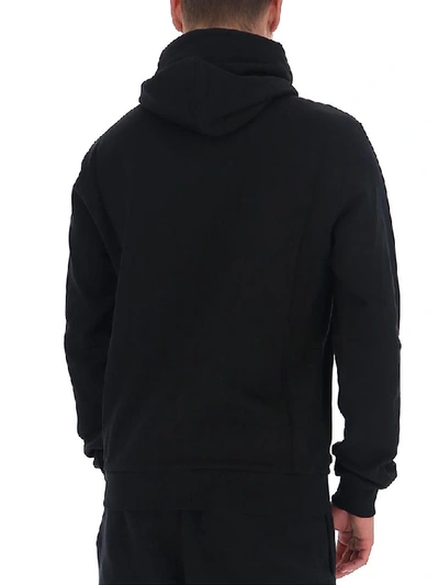 Shop Dolce & Gabbana Logo Zipped Hoodie In Black
