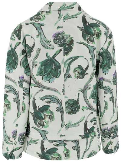 Shop Jacquemus Artichoke Print Oversized Blazer In Multi