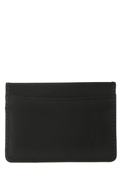 Shop Apc A.p.c. 1987 Print Cardholder In Black