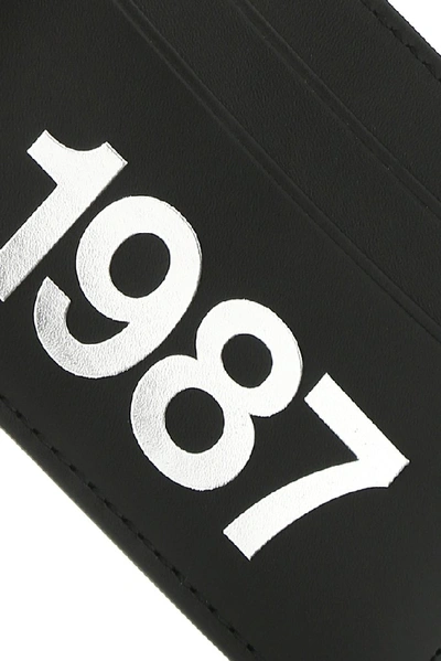 Shop Apc A.p.c. 1987 Print Cardholder In Black