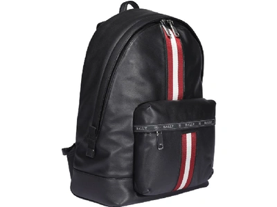 Shop Bally Harper High Point Backpack In Black