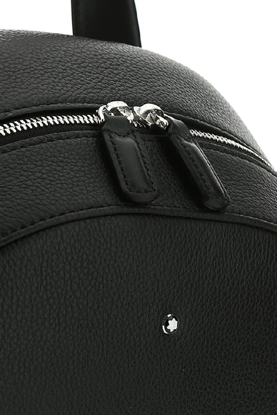 Shop Montblanc Meisterstuck Medium Backpack In Black