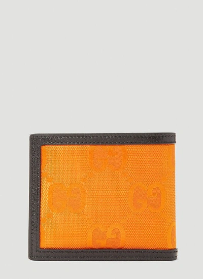 Shop Gucci Off The Grid Billfold Wallet In Orange