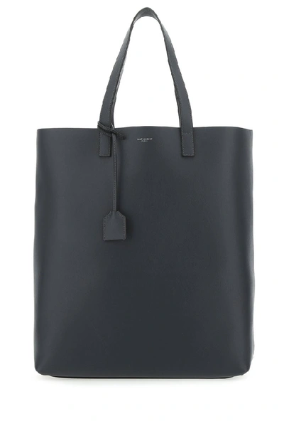 Shop Saint Laurent Bold Shopping Bag In Grey