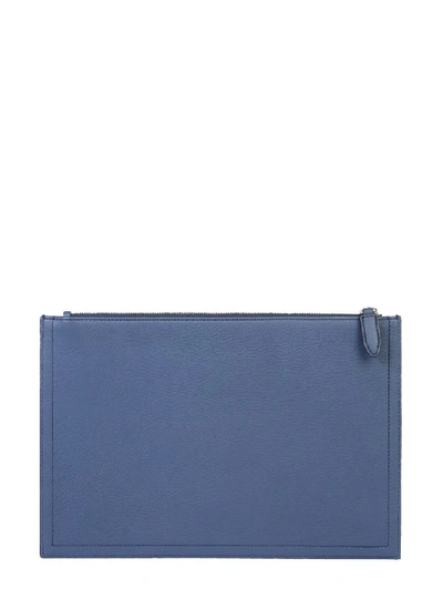 Shop Givenchy Antigona Clutch Bag In Blue