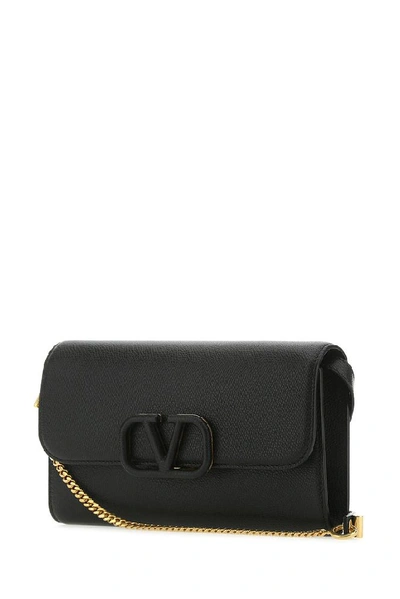 Shop Valentino Vsling Crossbody Clutch Bag In Black