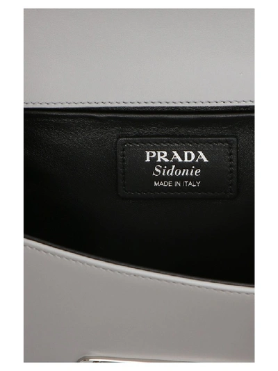 Shop Prada Sidonie Shoulder Bag In Grey